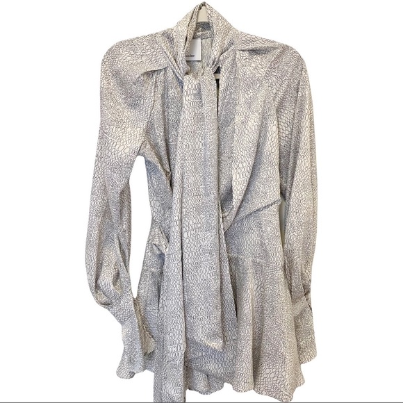 ACLER Doheny Dress in Monochrome Snake size 2 - Picture 4 of 11